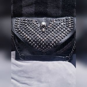Skull Studded Bag / Purse